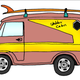 Illustration for article titled Surfboards And Cars Illustrated: The Ultimate Mid-Winter Summer Car Fantasy
